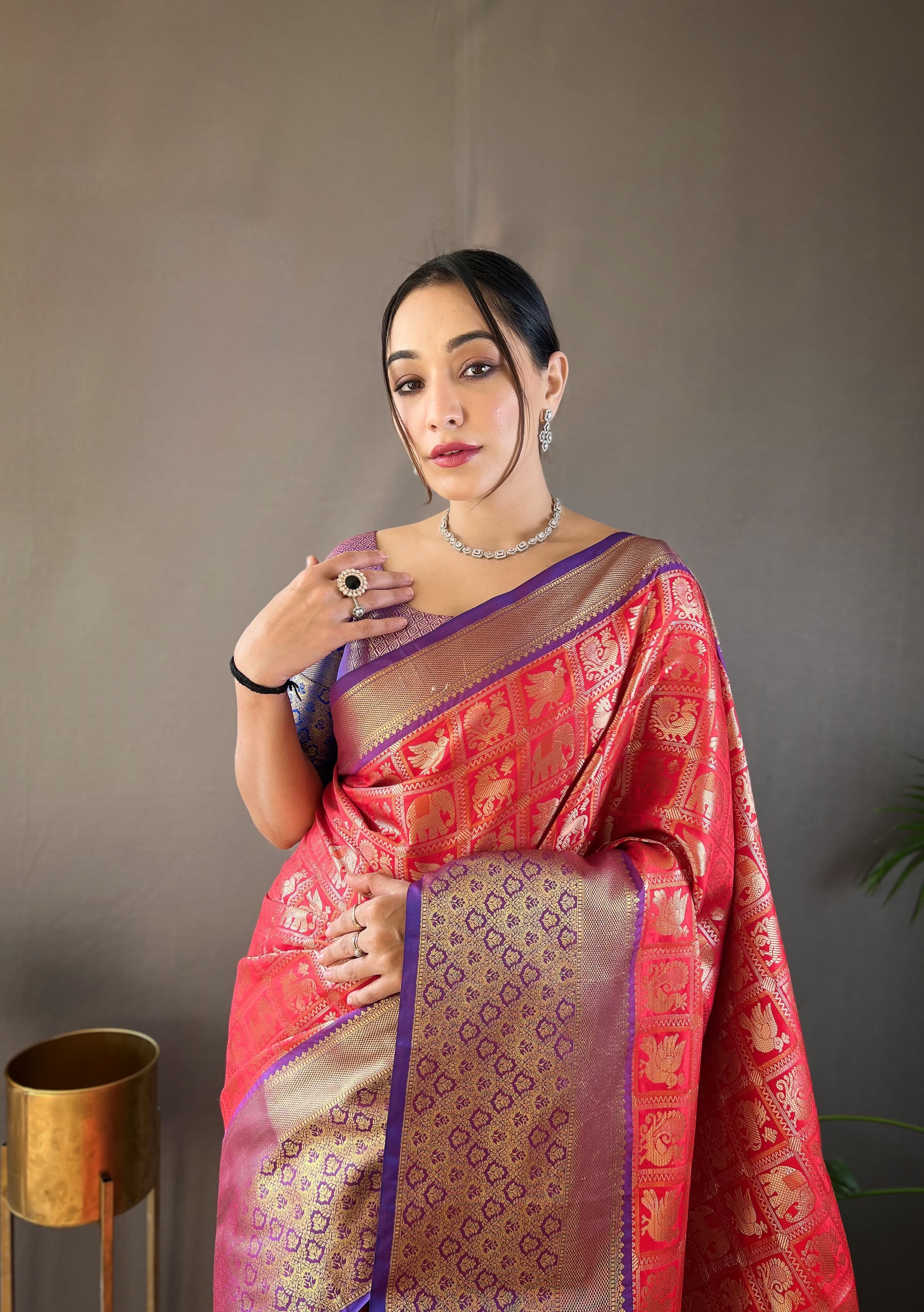 Beautiful Designer Kajal Pattu Silk Saree