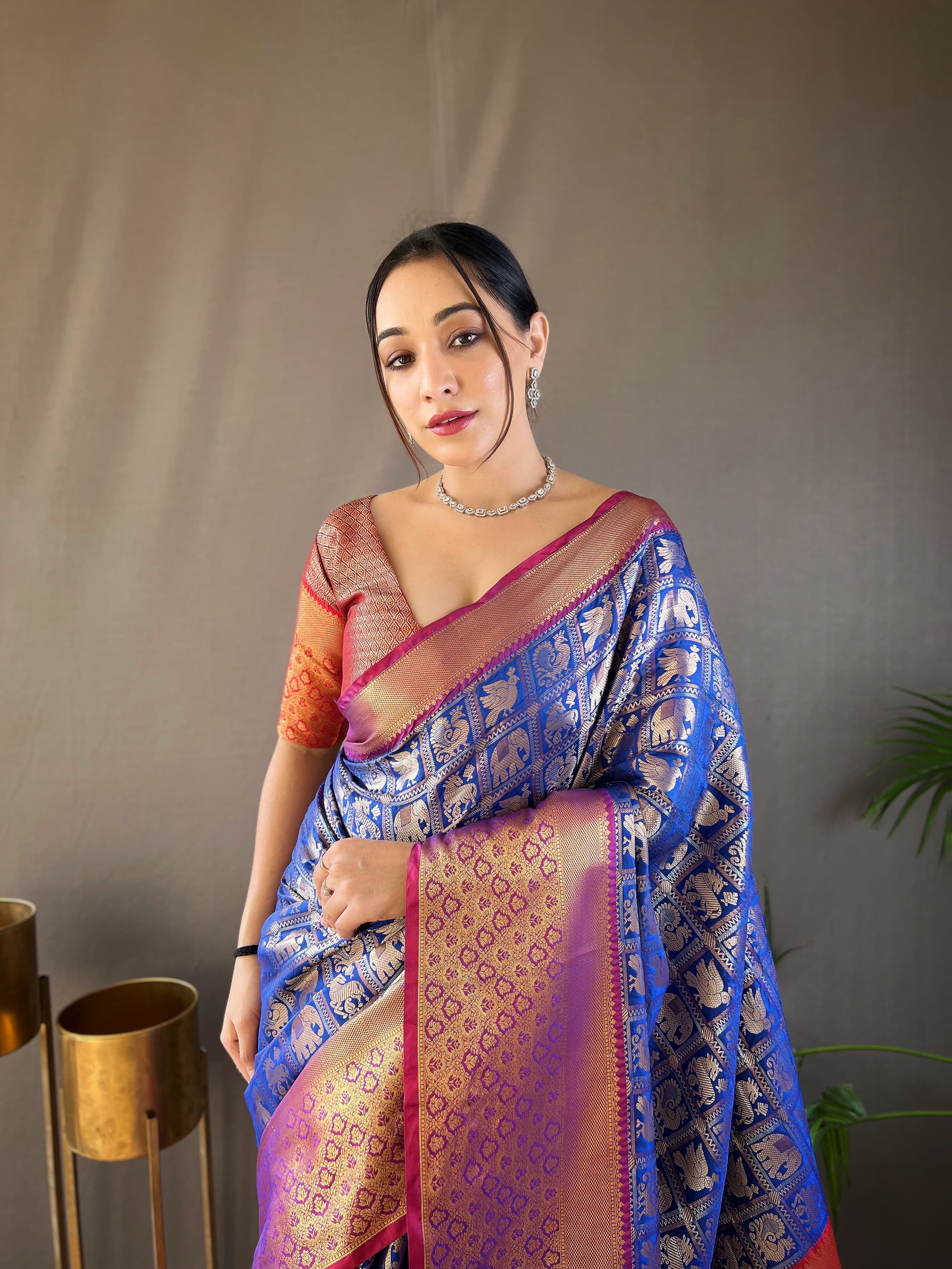 Beautiful Designer Kajal Pattu Silk Saree