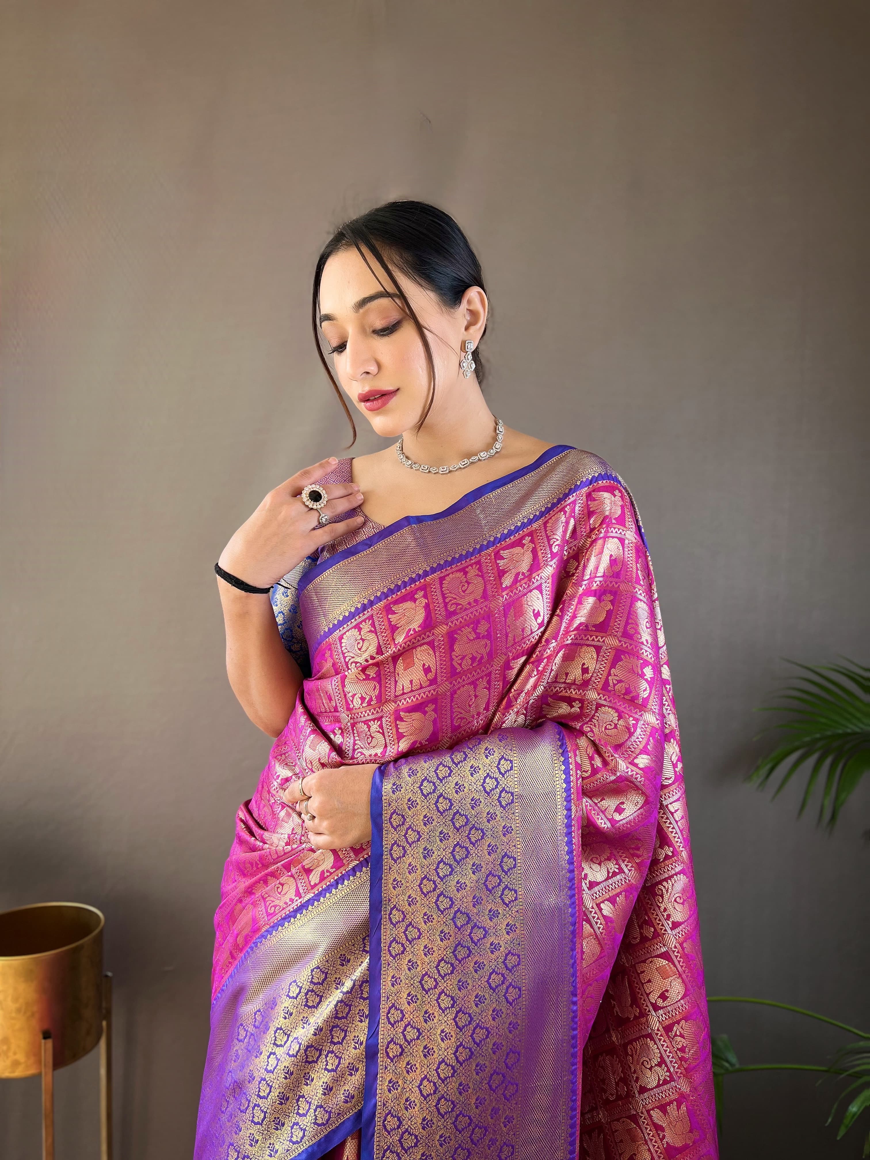 Beautiful Designer Kajal Pattu Silk Saree