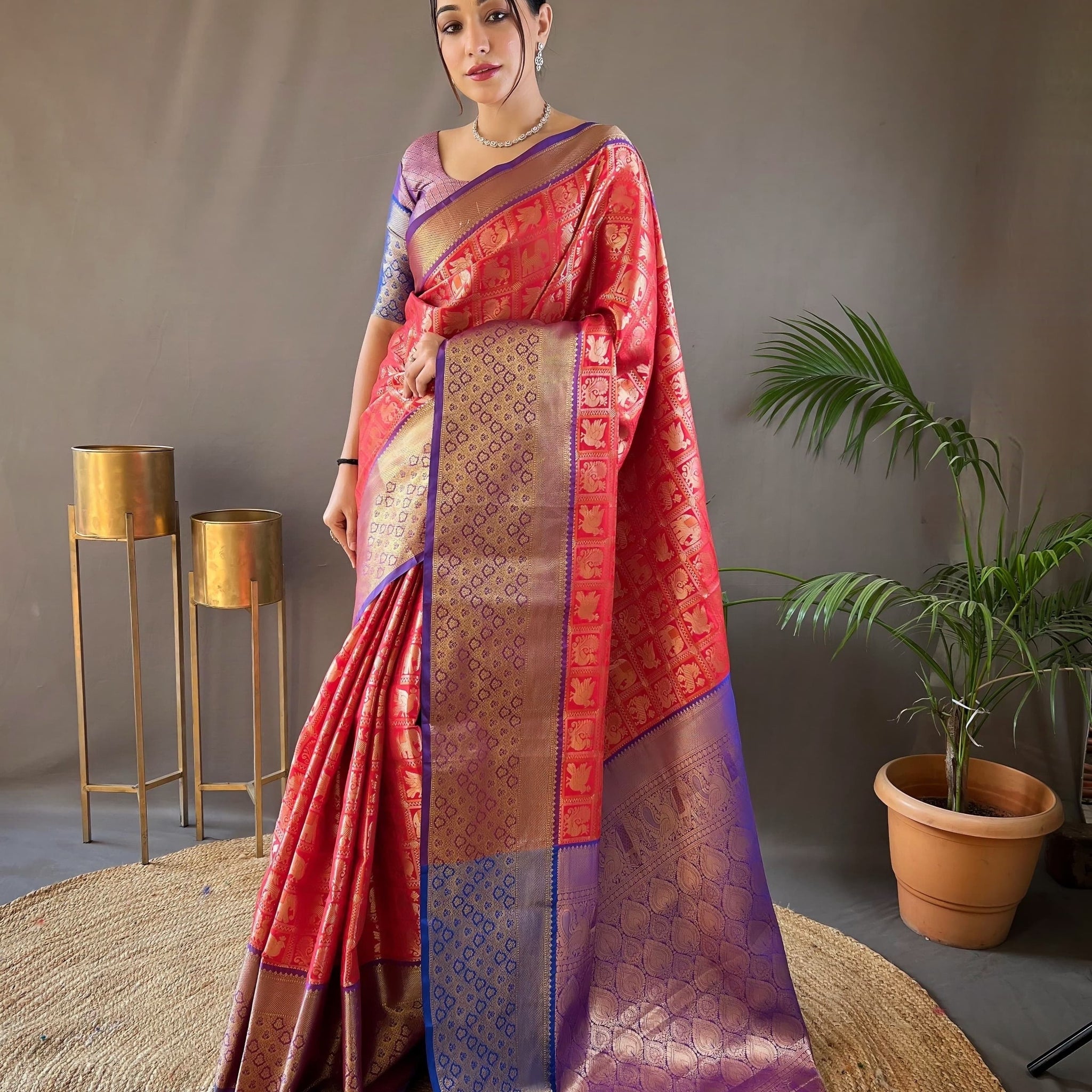 Beautiful Designer Kajal Pattu Silk Saree