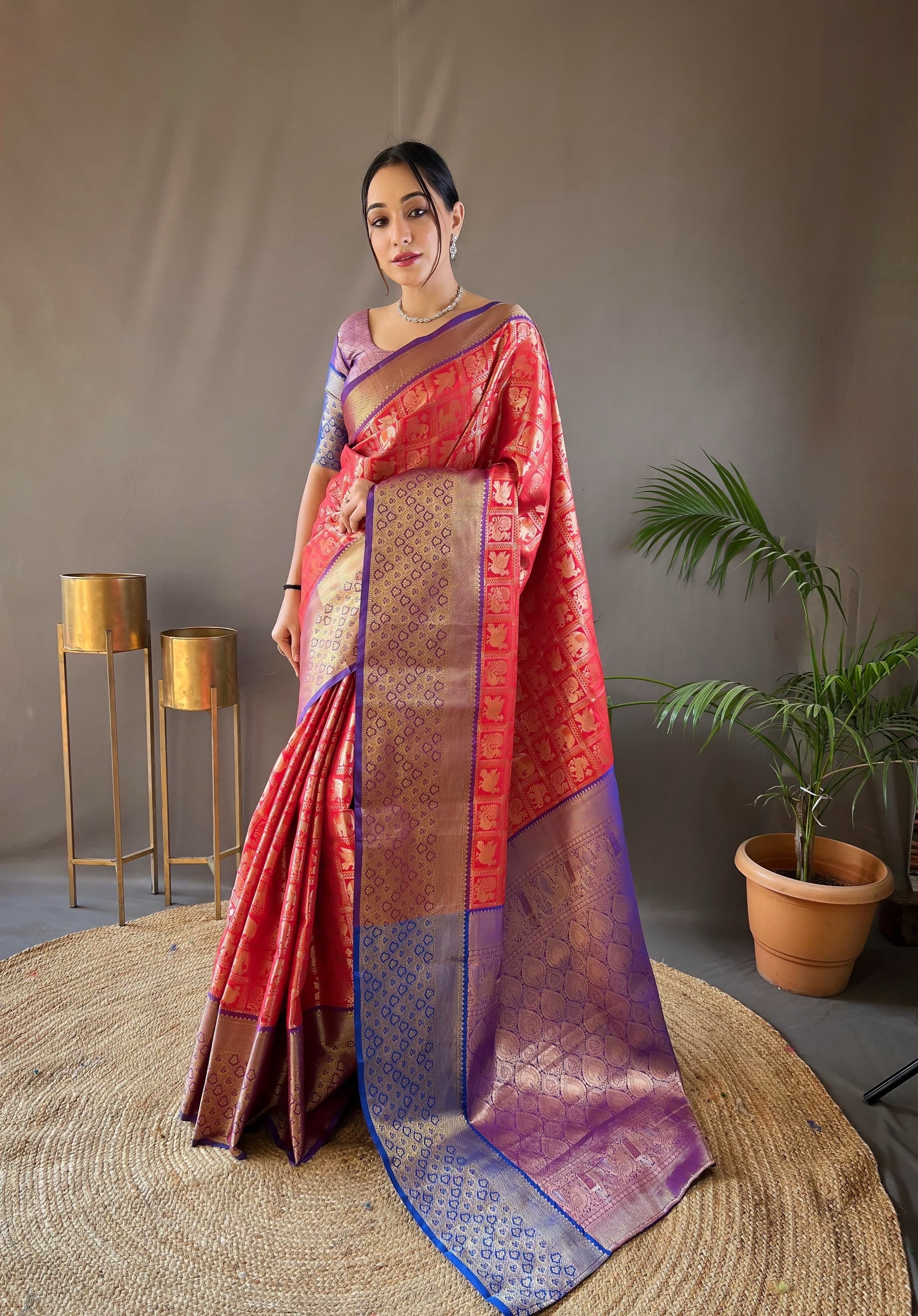 Beautiful Designer Kajal Pattu Silk Saree