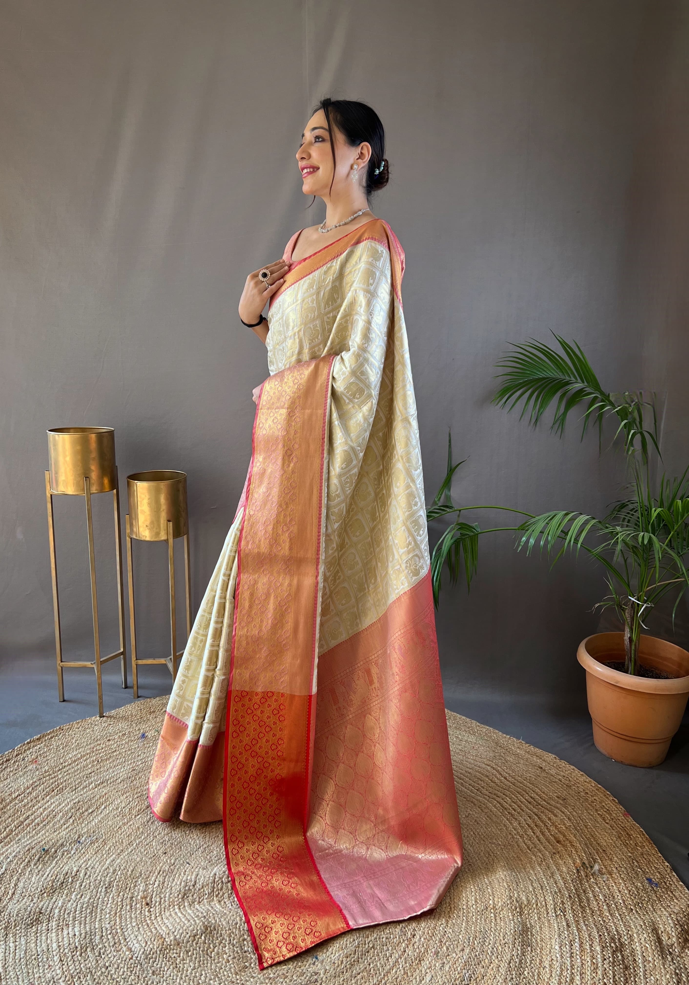 Beautiful Designer Kajal Pattu Silk Saree