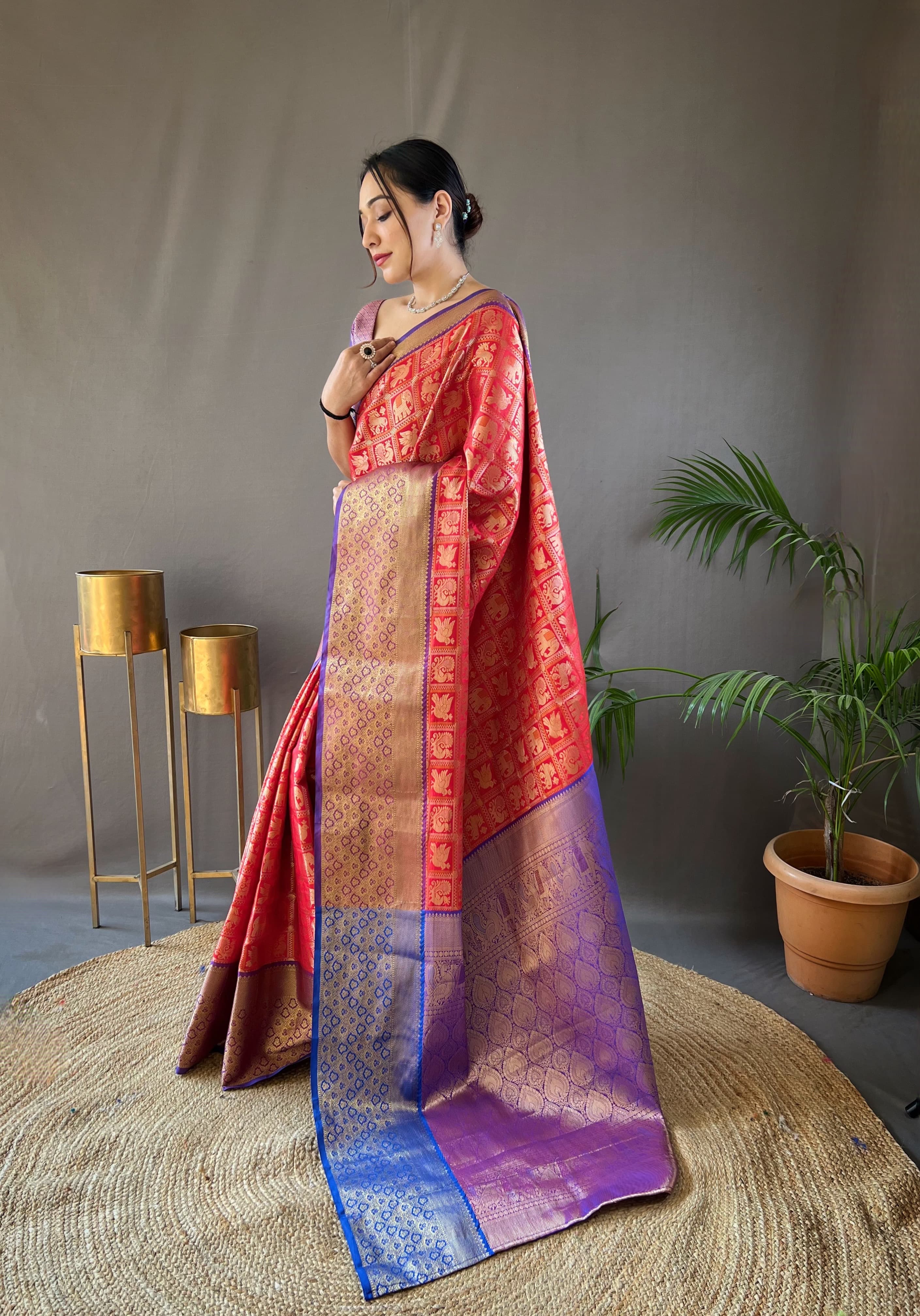 Beautiful Designer Kajal Pattu Silk Saree