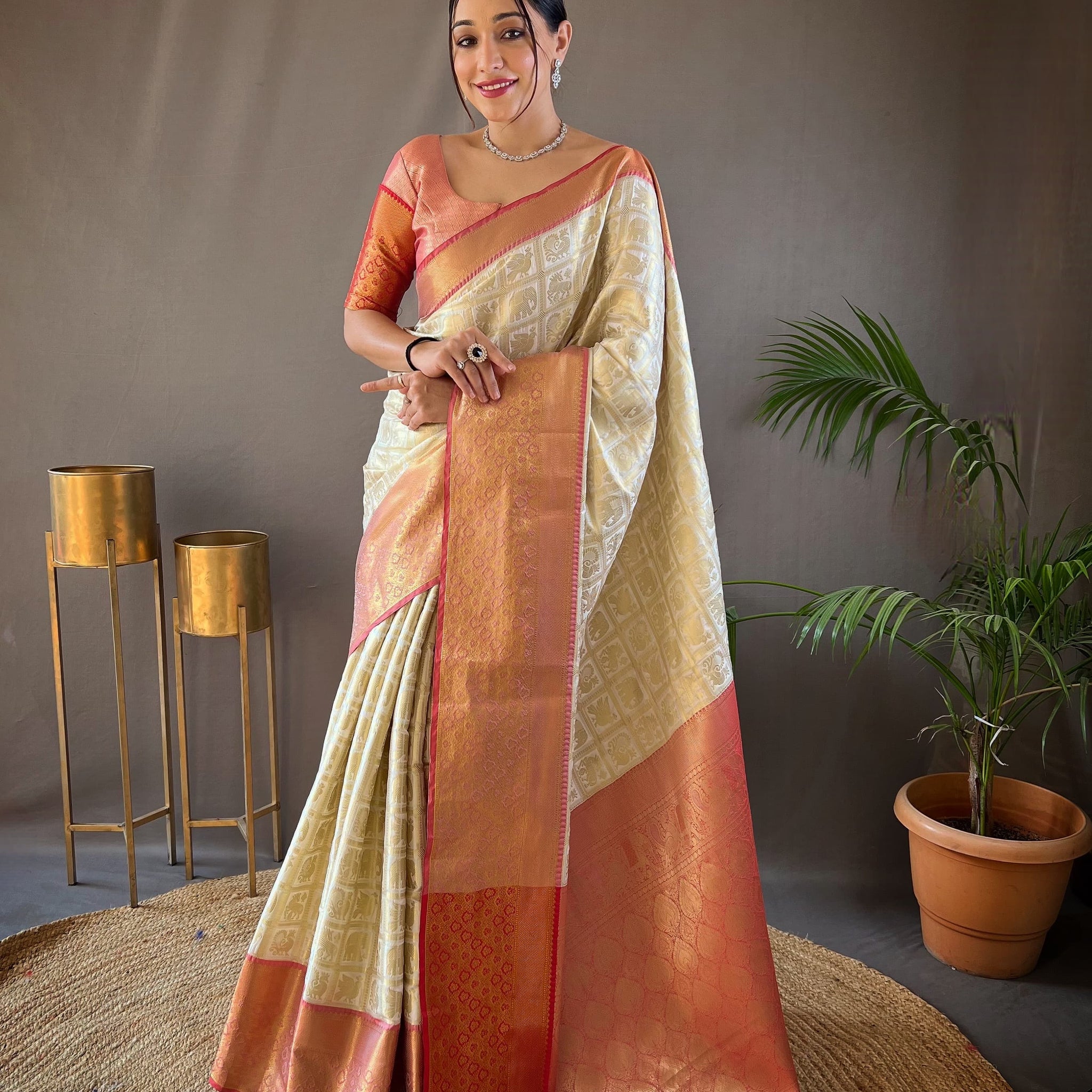 Beautiful Designer Kajal Pattu Silk Saree