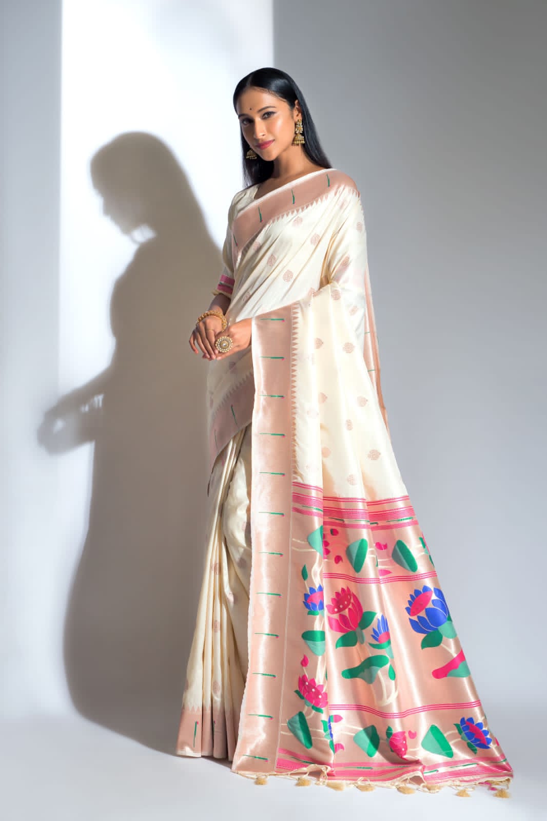 Beautiful Designer Banarasi Soft Silk Paithani Saree