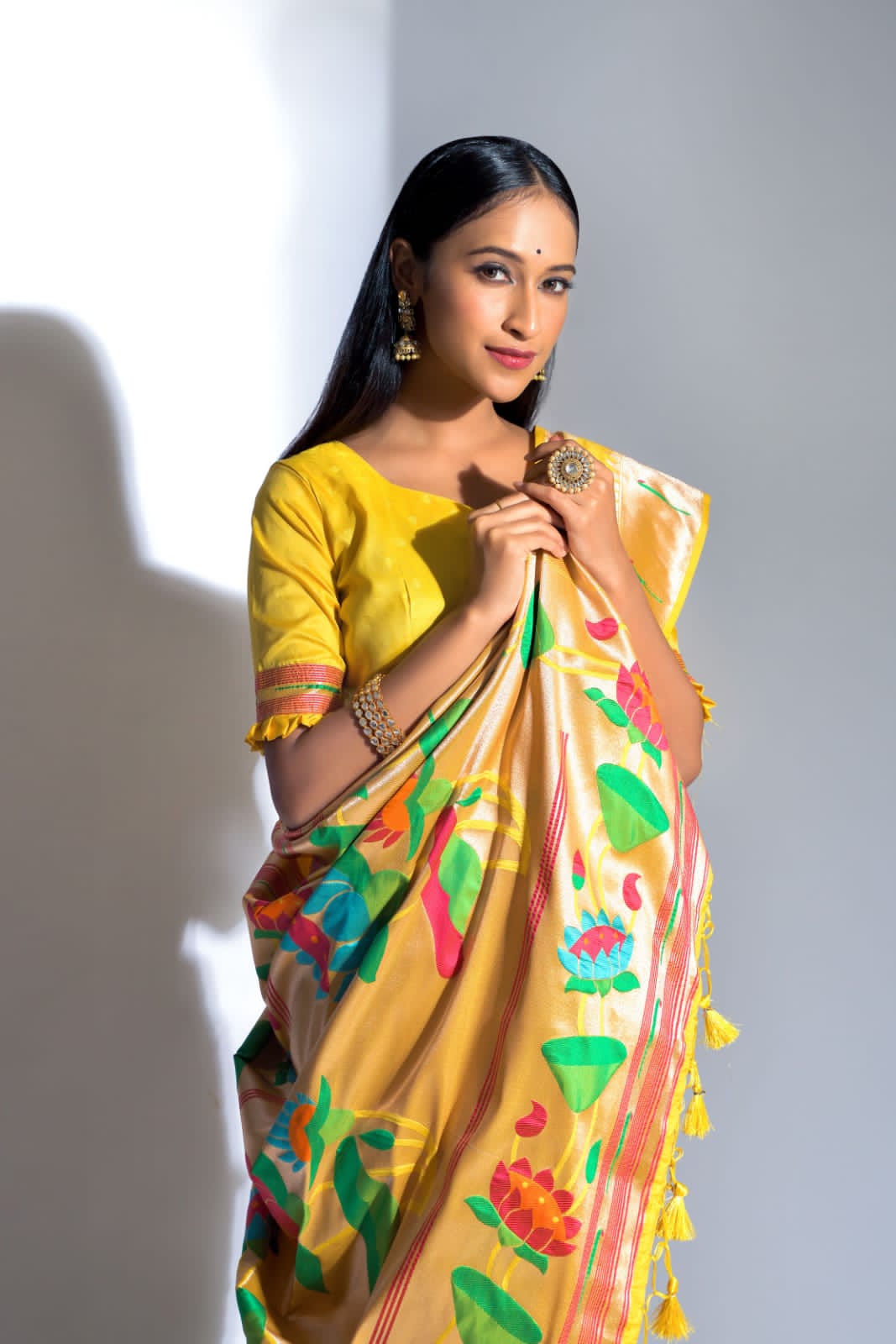 Beautiful Designer Banarasi Soft Silk Paithani Saree