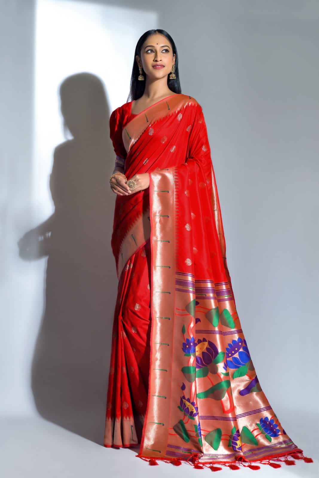 Beautiful Designer Banarasi Soft Silk Paithani Saree