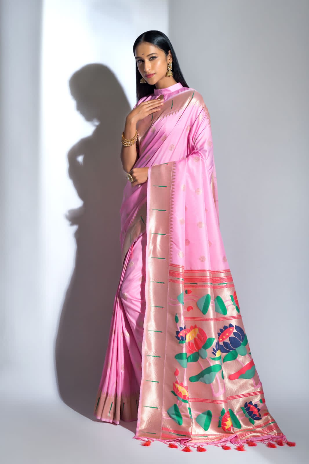 Beautiful Designer Banarasi Soft Silk Paithani Saree