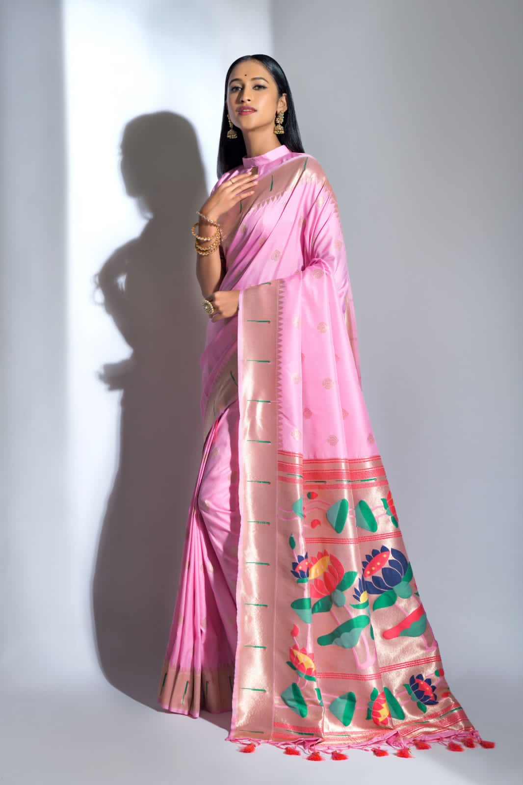 Beautiful Designer Banarasi Soft Silk Paithani Saree