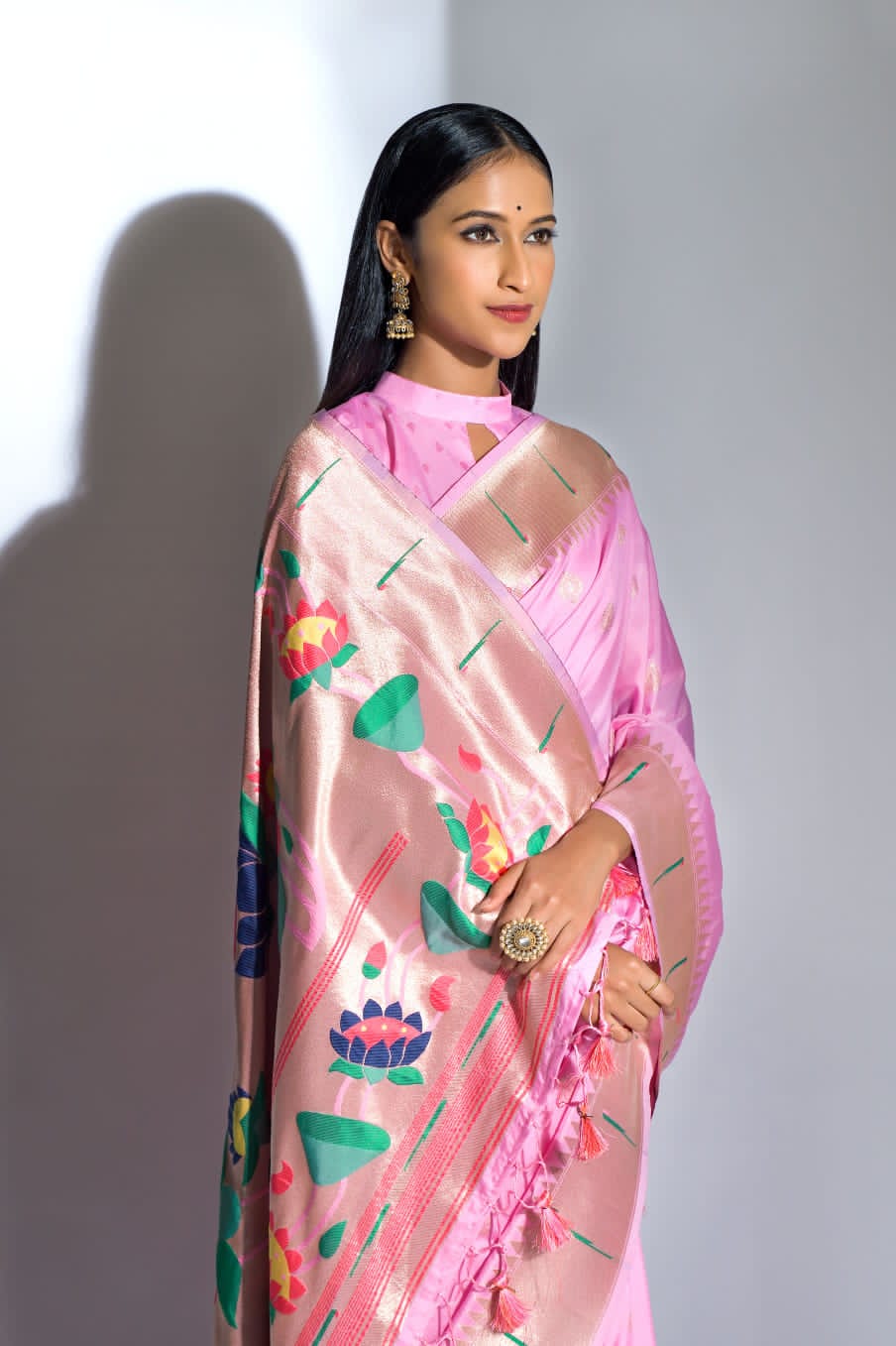 Beautiful Designer Banarasi Soft Silk Paithani Saree