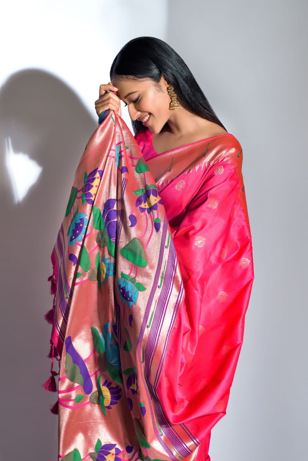 Beautiful Designer Banarasi Soft Silk Paithani Saree