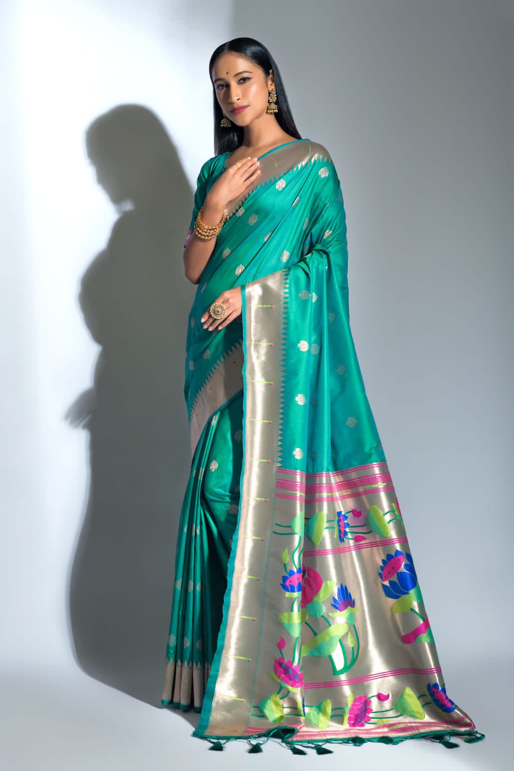 Beautiful Designer Banarasi Soft Silk Paithani Saree