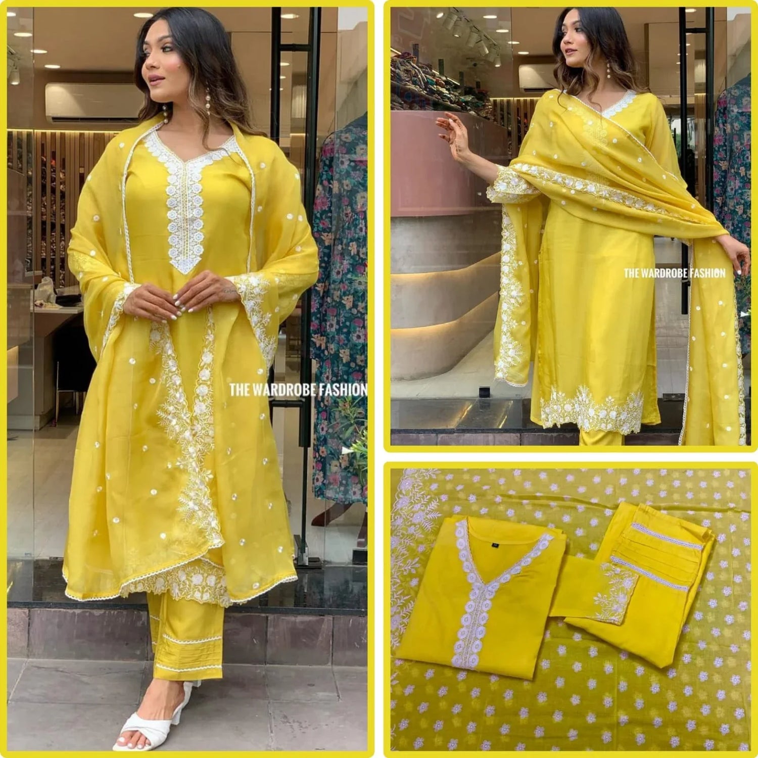 Beautiful Designer Cotton Kurti Pant With Dupatta