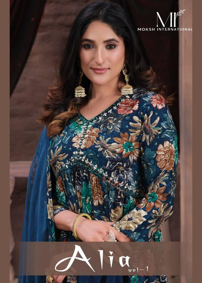 Beautiful Designer Alia Cut Anarkali Salwar Kameez