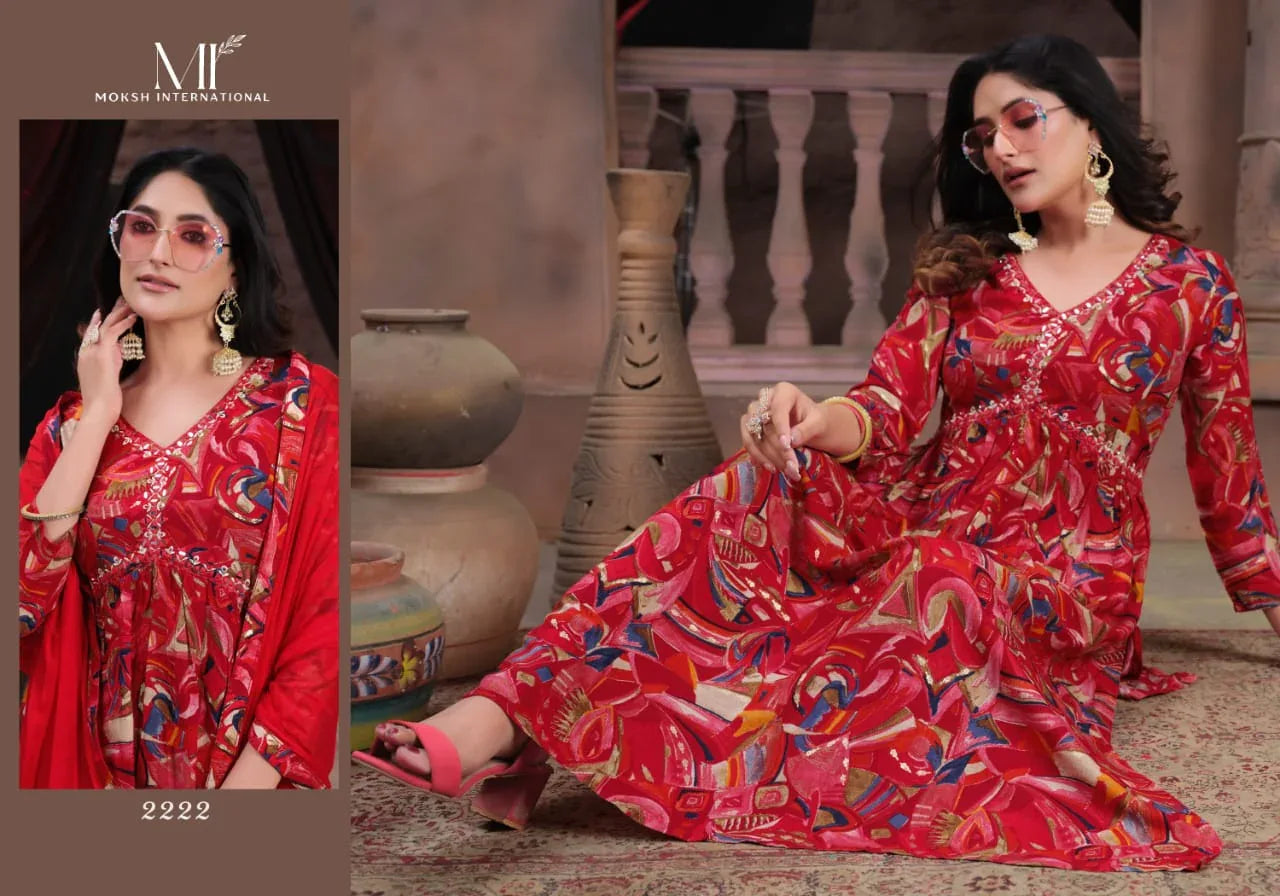 Beautiful Designer Alia Cut Anarkali Salwar Kameez