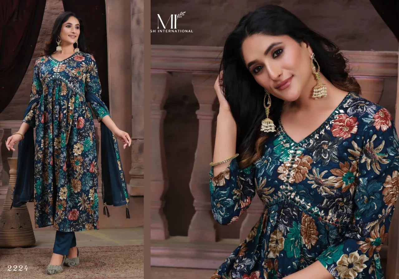 Beautiful Designer Alia Cut Anarkali Salwar Kameez