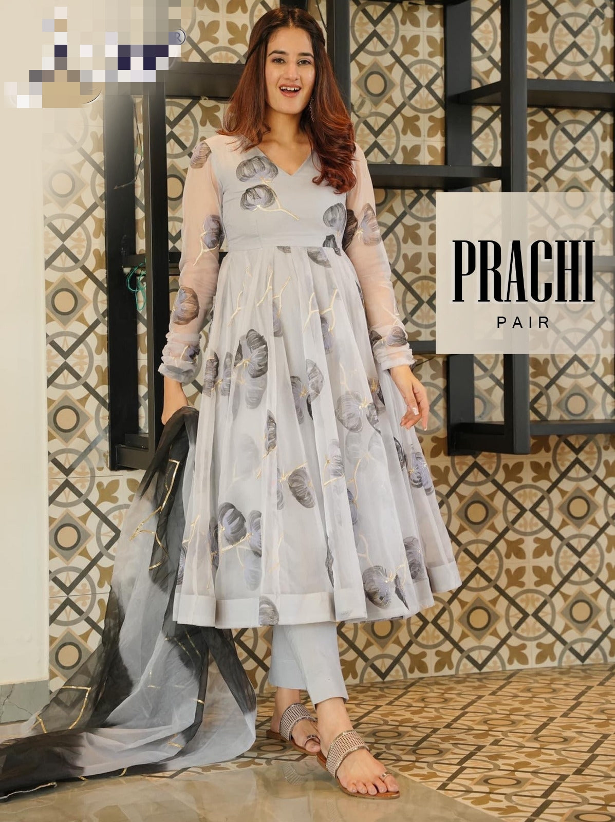 Beautiful Designer Georgette Punjabi Alia Cut Salwar Suit