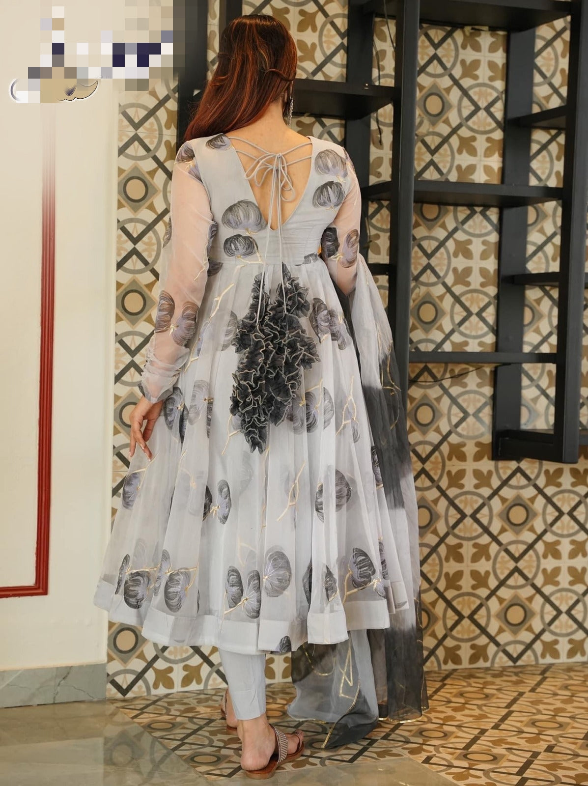 Beautiful Designer Georgette Punjabi Alia Cut Salwar Suit