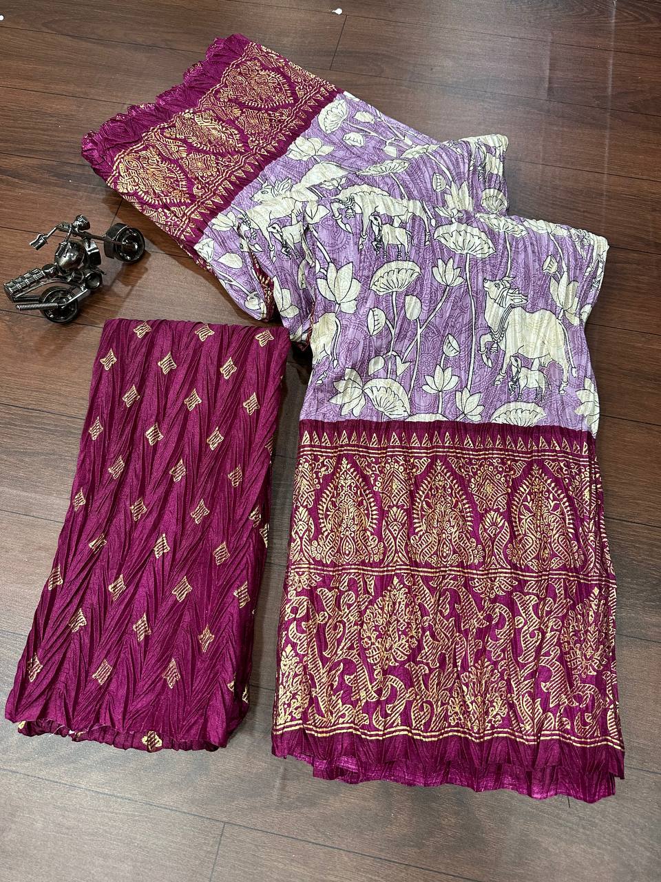 Beautiful Designer Dola Silk Saree