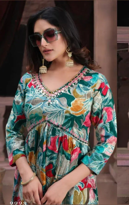 Beautiful Designer Alia Cut Anarkali Salwar Kameez