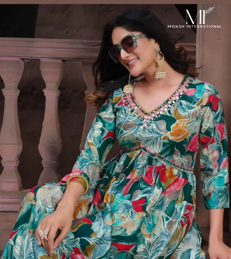 Beautiful Designer Alia Cut Anarkali Salwar Kameez