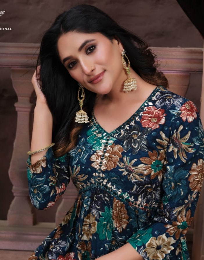 Beautiful Designer Alia Cut Anarkali Salwar Kameez