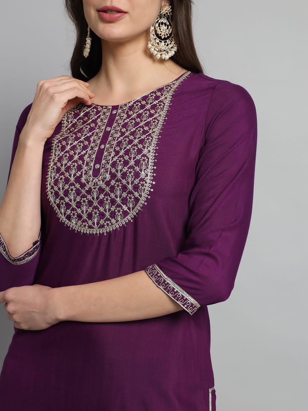 Beautiful Designer Linen Cotton Readymade Salwar Suit