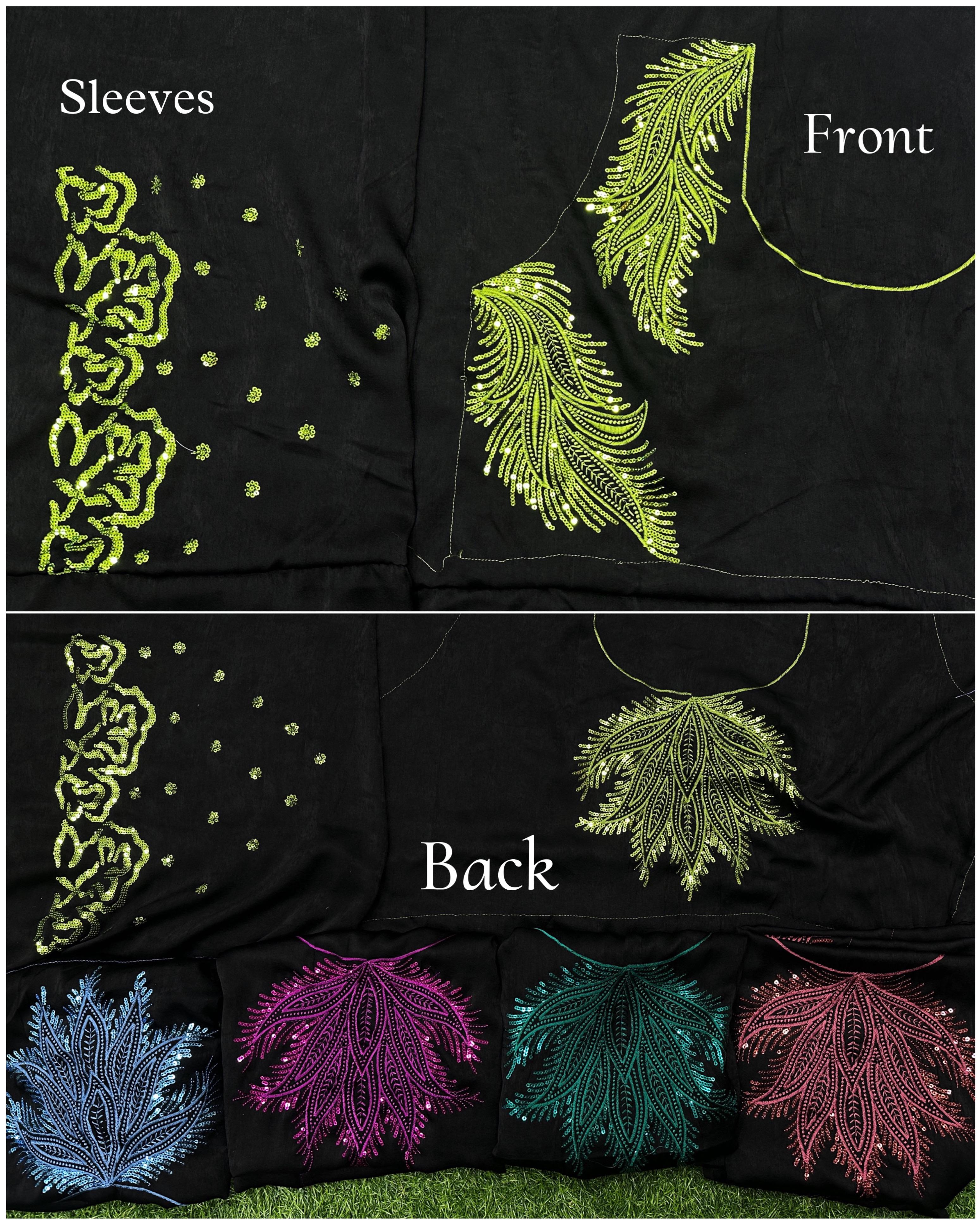 Beautiful Designer Semi Bamber Brasso Saree