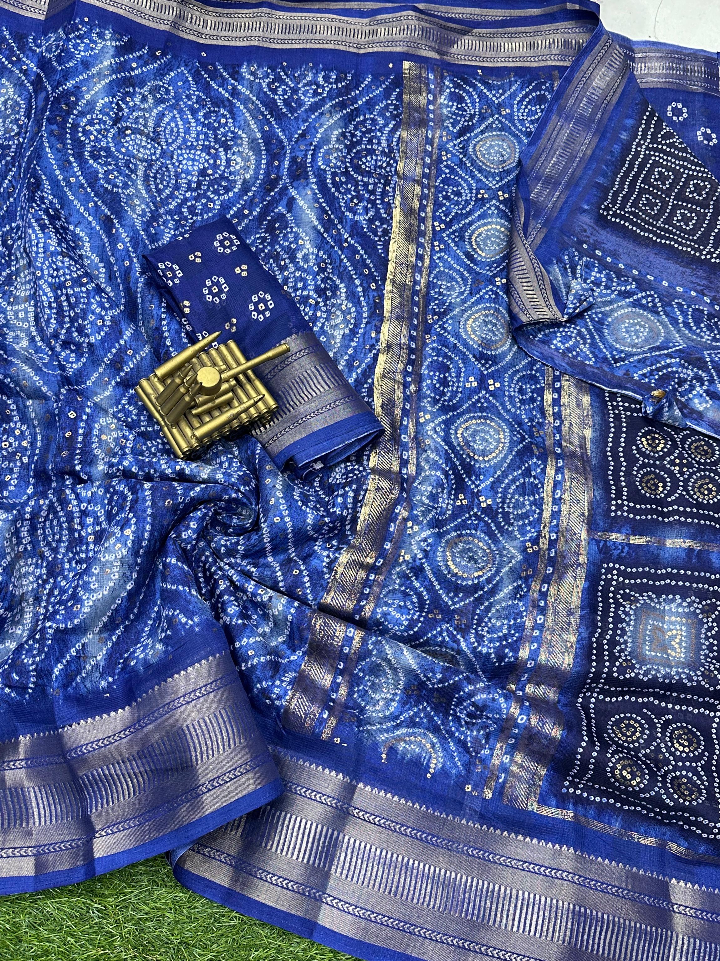 Beautiful Designer Jaipuri Cotton Saree