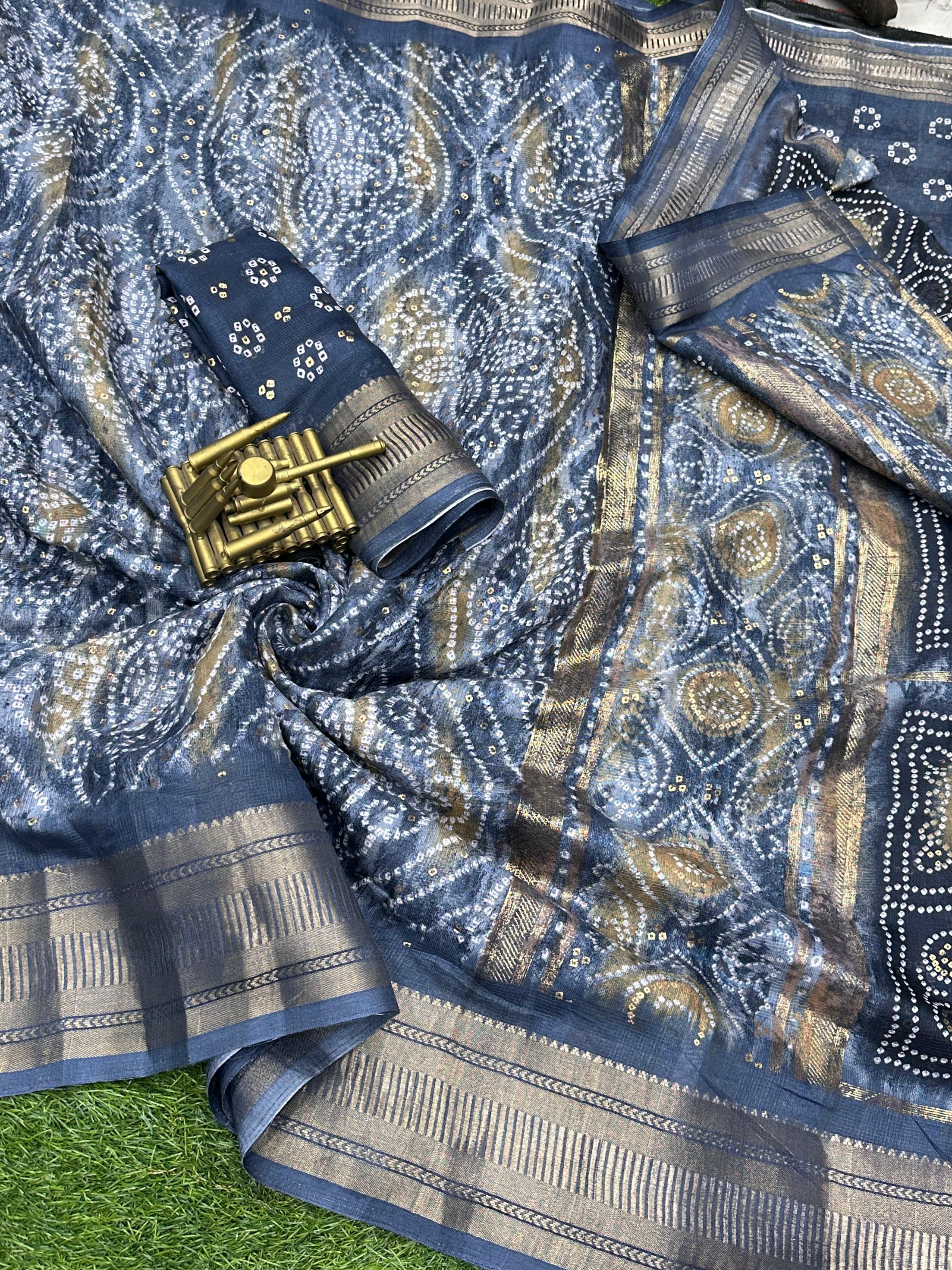 Beautiful Designer Jaipuri Cotton Saree