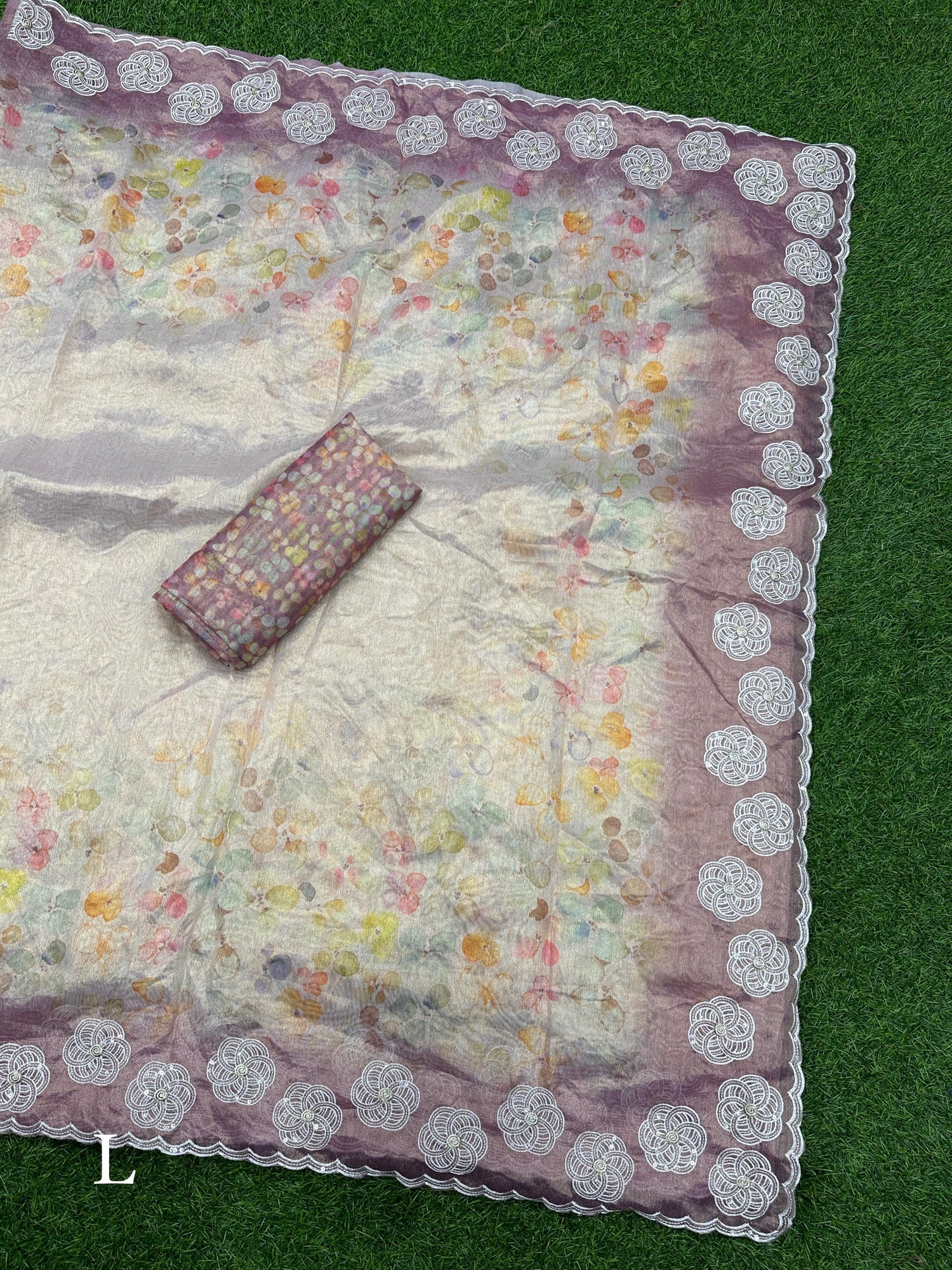 Beautiful Designer Soft Organza Saree