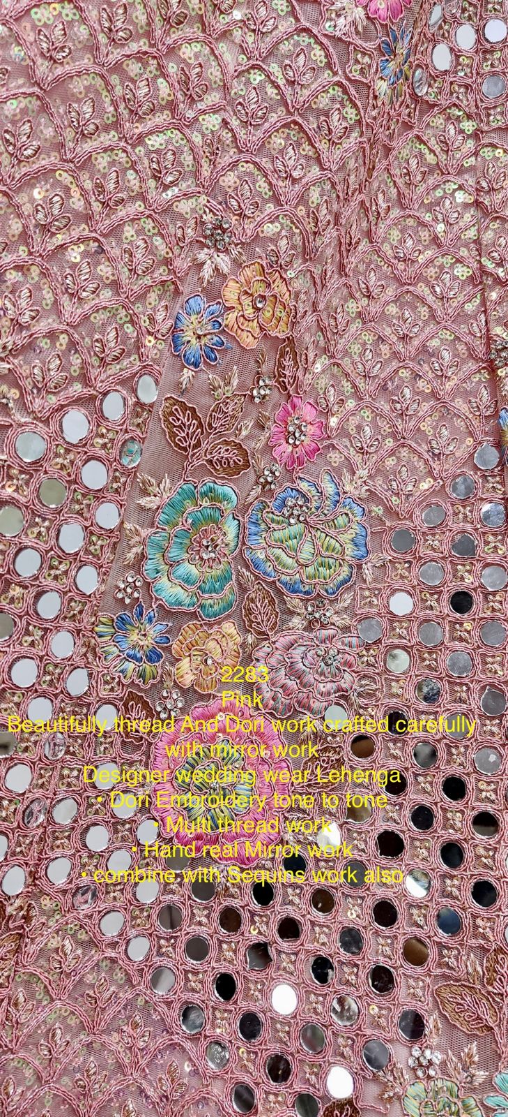 Beautiful Designer Heavy Net Sequence Dimond work Lehenga Choli