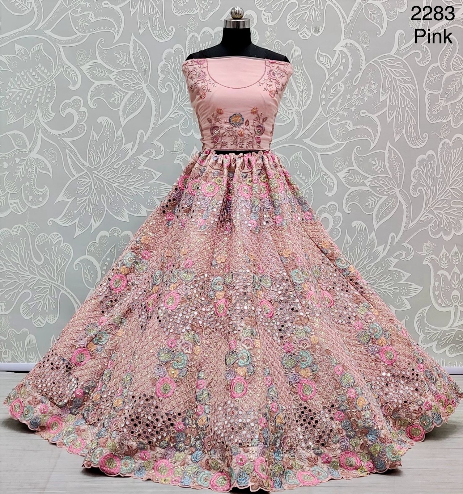 Beautiful Designer Heavy Net Sequence Dimond work Lehenga Choli