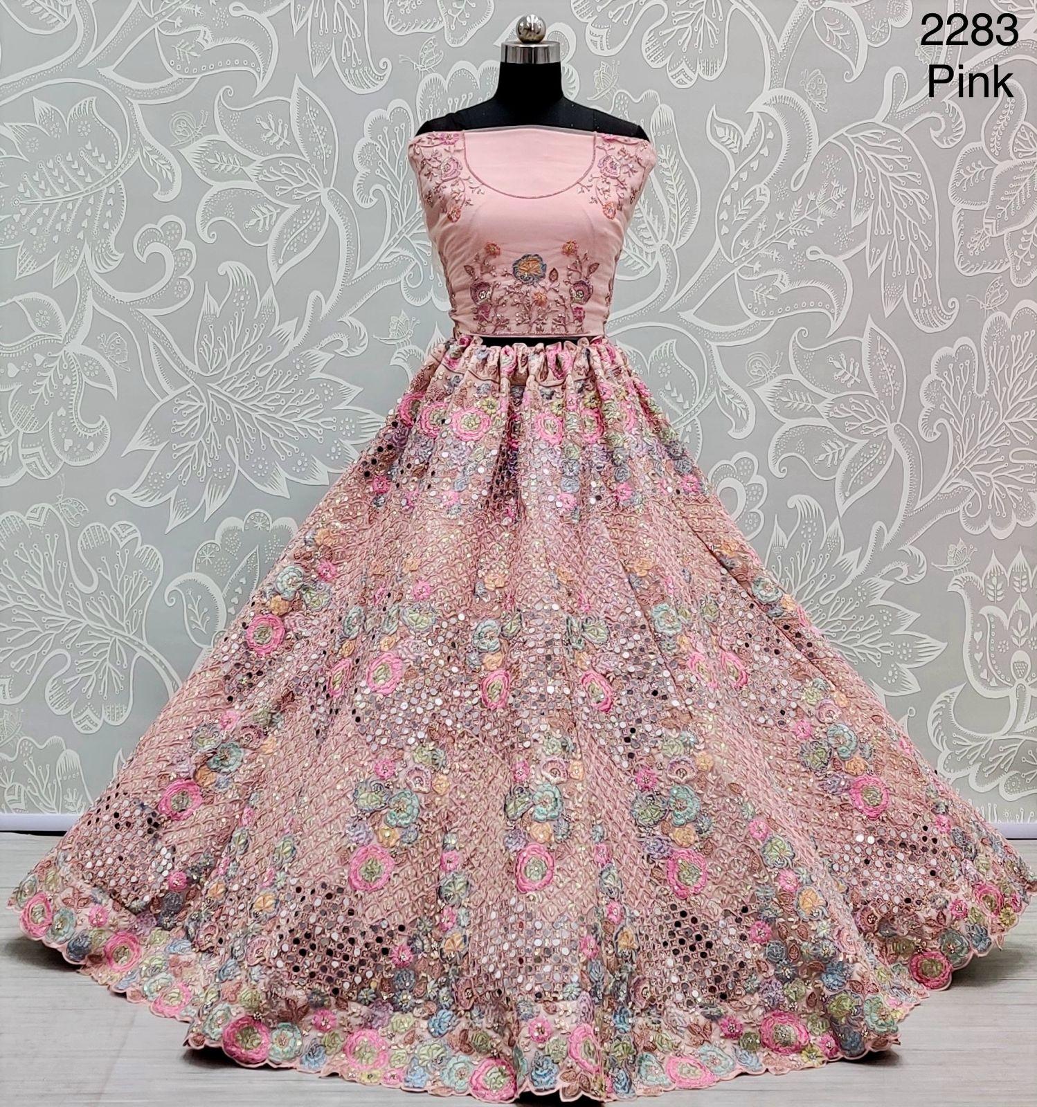 Beautiful Designer Heavy Net Sequence Dimond work Lehenga Choli