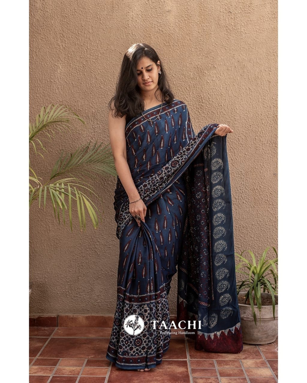 Beautiful Designer Imported Cotton Silk with Digital Print Saree