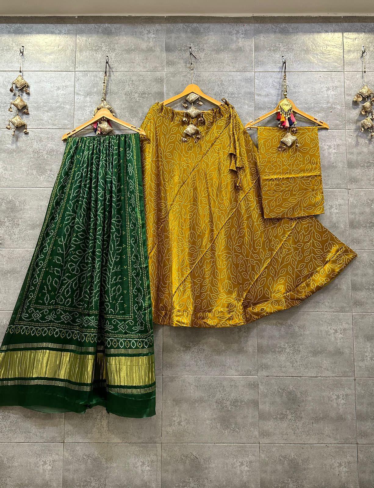 Beautiful Designer Pure Masru silk chaniya Choli