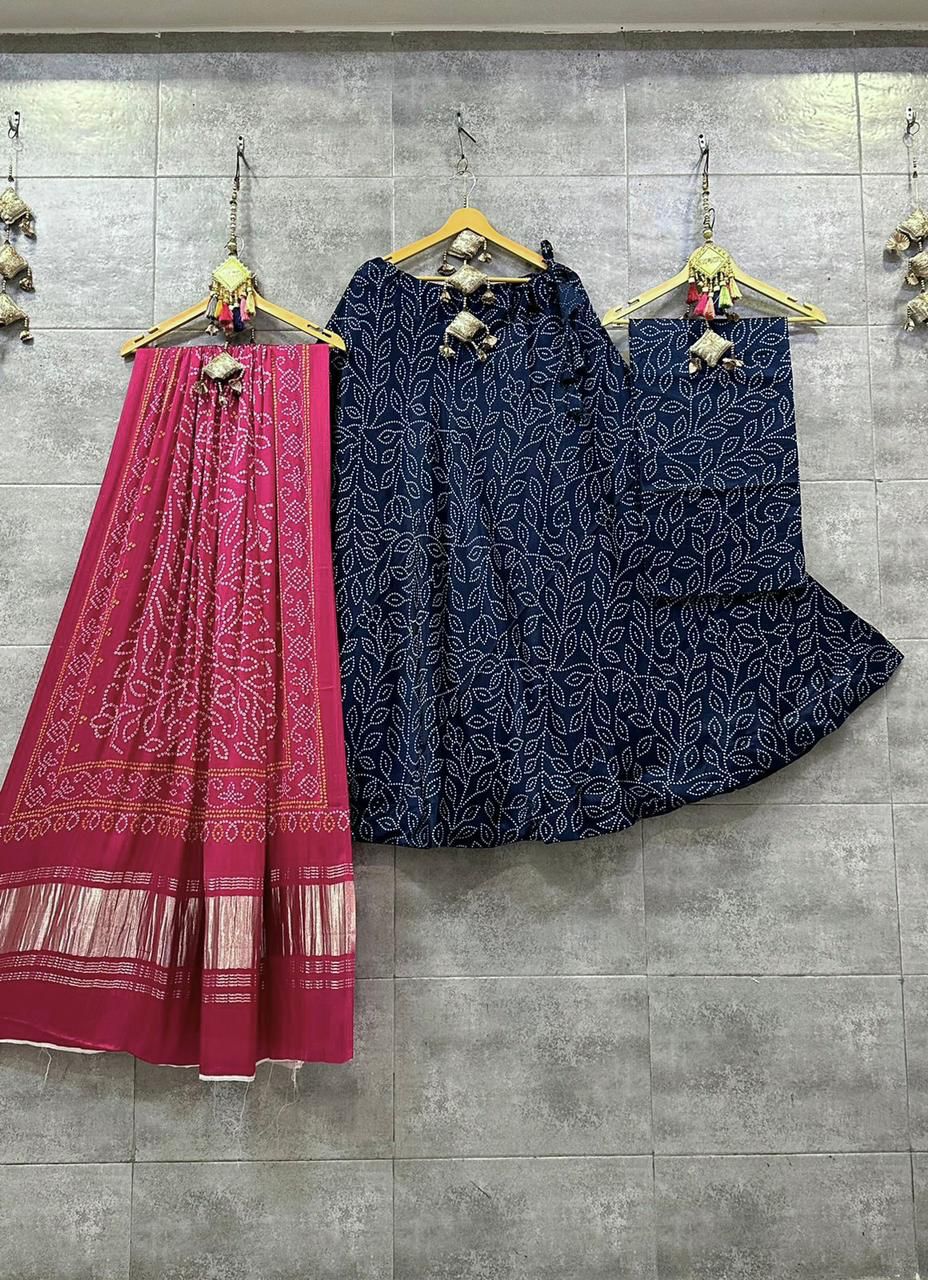 Beautiful Designer Pure Masru silk chaniya Choli