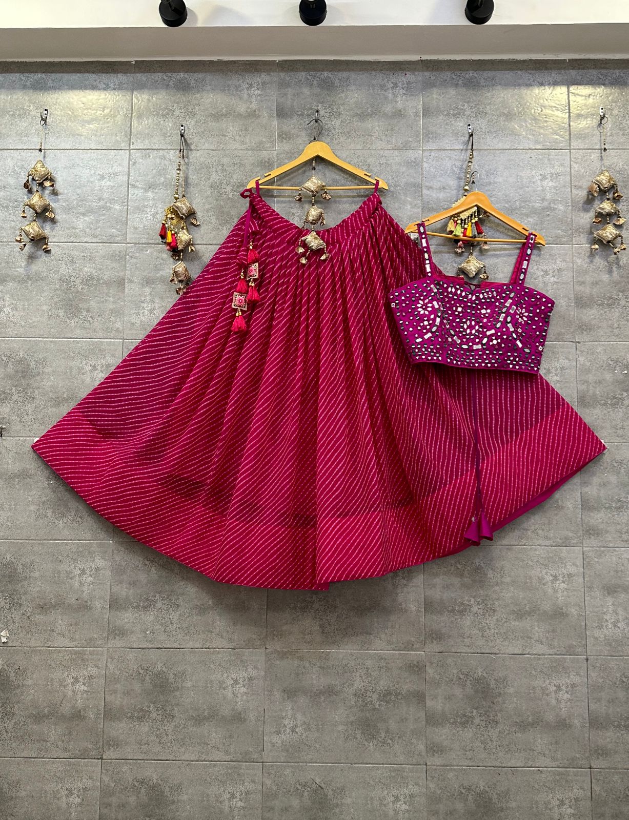 Beautiful Designer Pure Georgette Skirt With Handwork Spgatty Choli