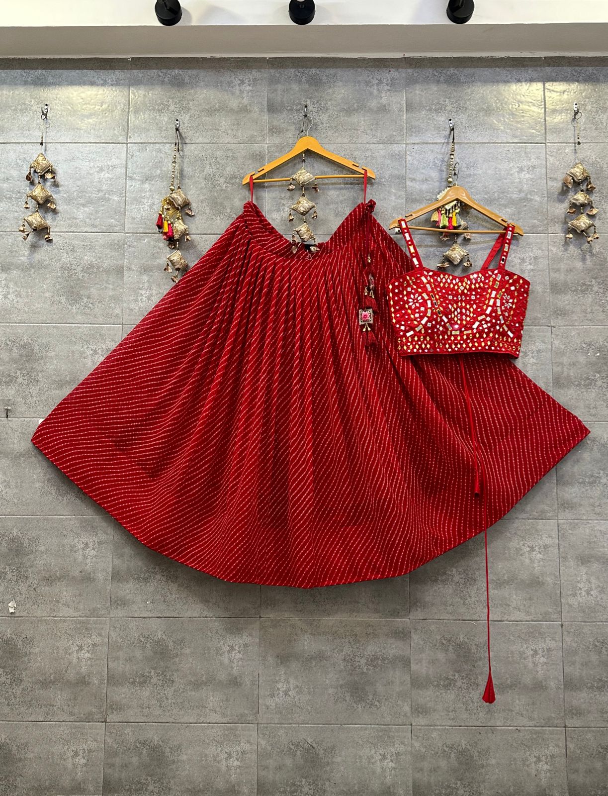 Beautiful Designer Pure Georgette Skirt With Handwork Spgatty Choli