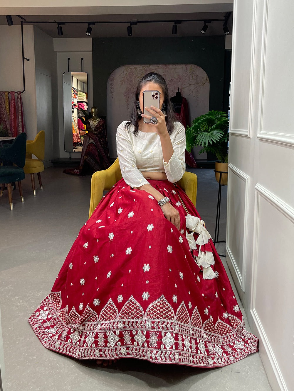 Beautiful Designer Pure Cotton Lehenga Choli