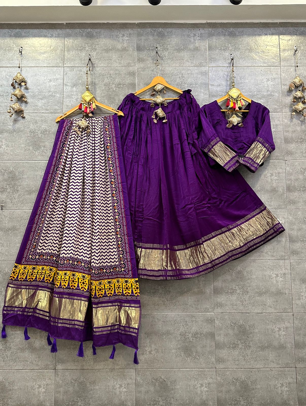 Beautiful Designer Pure Gaji Modal Silk Lagdi Pallu Chaniya Choli