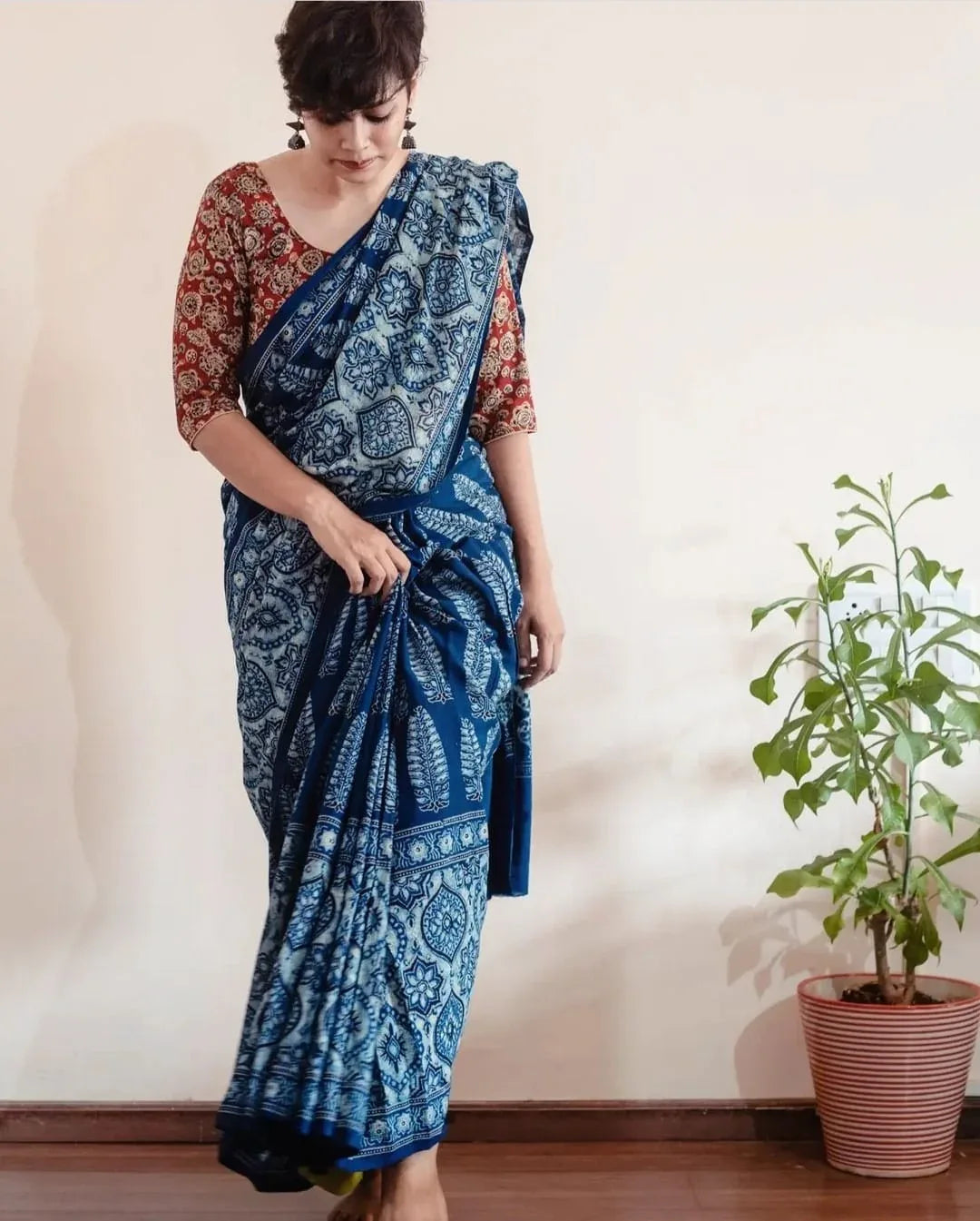 Beautiful Designer Imported Cotton Digital Print Saree