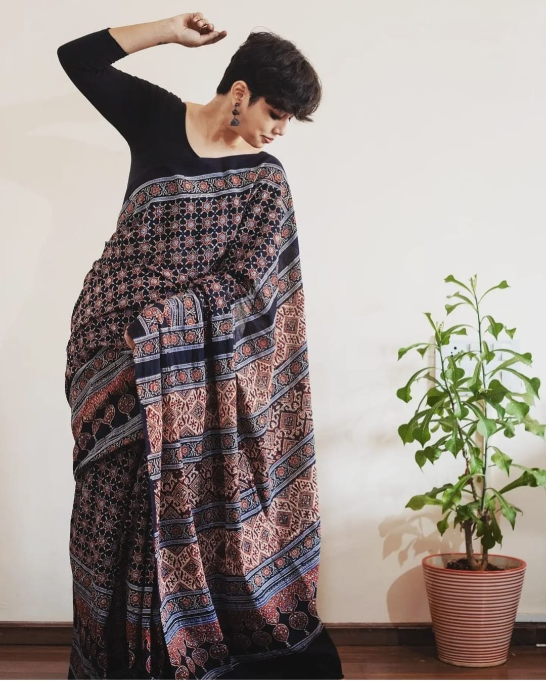 Beautiful Designer Imported Cotton Digital Print Saree