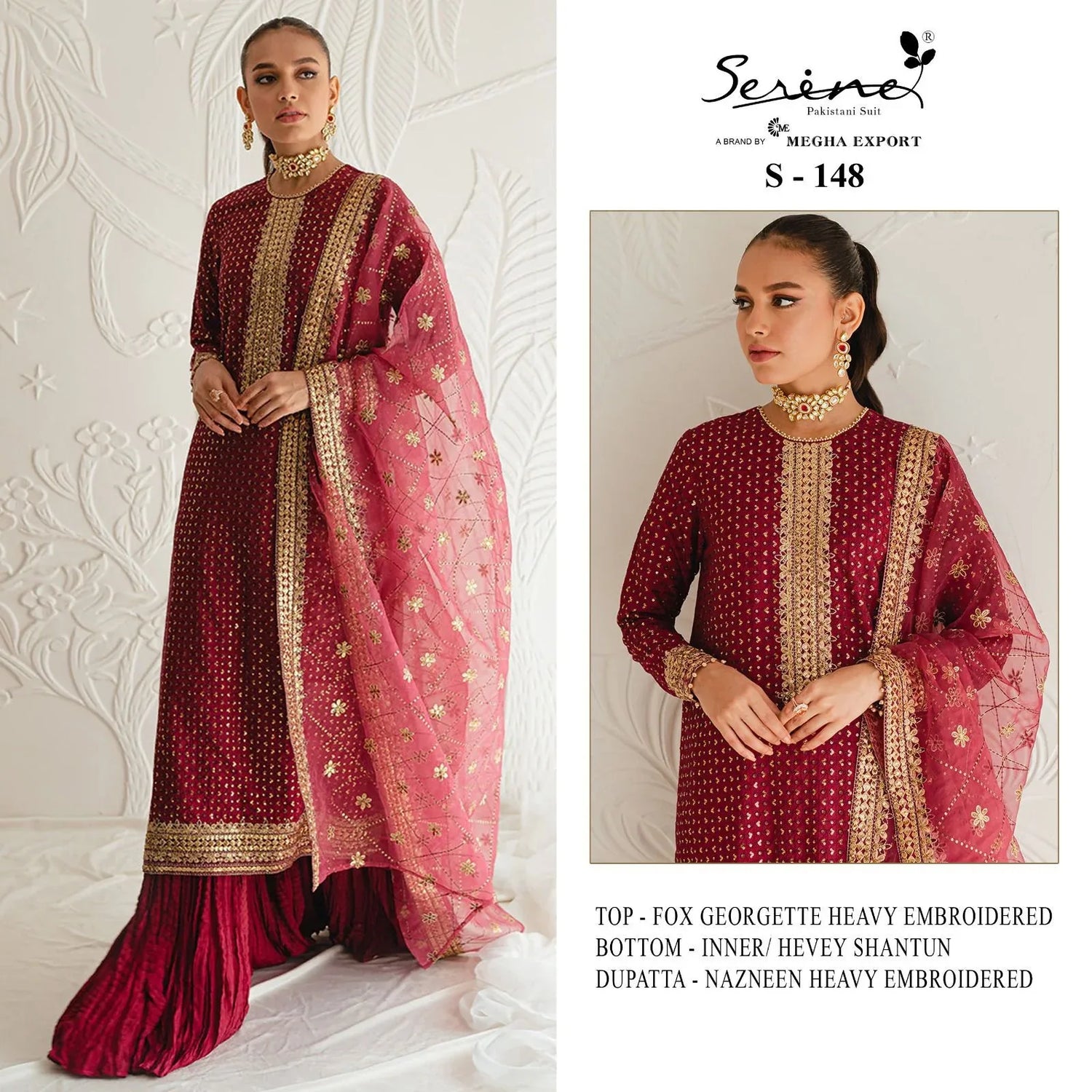 Beautiful Designer Serine S 148 Pakistani Salwar Suits