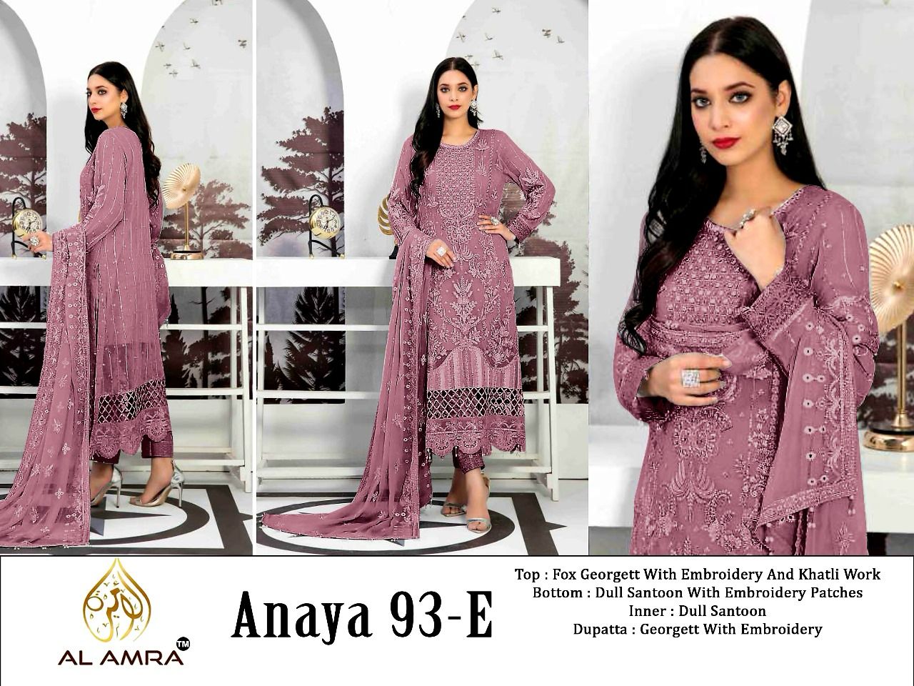 Beautiful Designer Anaya ZF 93 Pakistani Salwar Suits