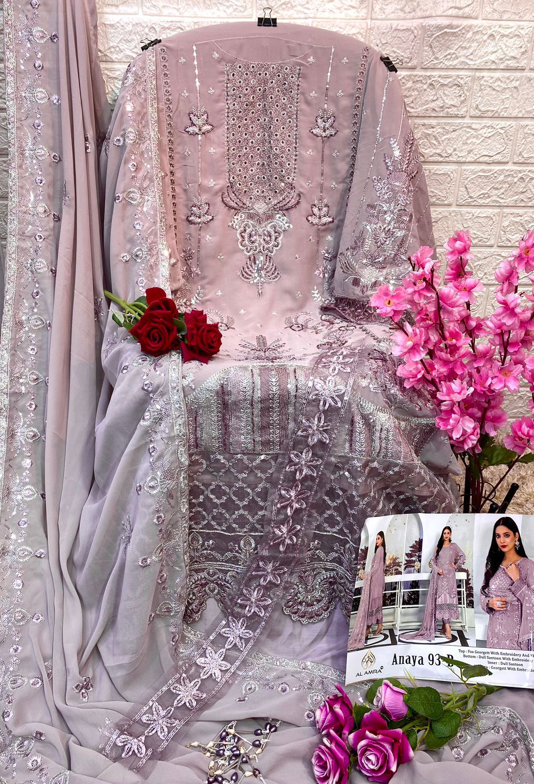 Beautiful Designer Anaya ZF 93 Pakistani Salwar Suits