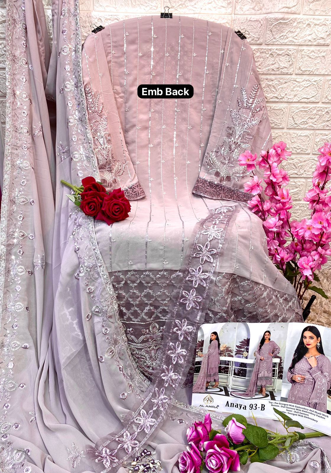 Beautiful Designer Anaya ZF 93 Pakistani Salwar Suits