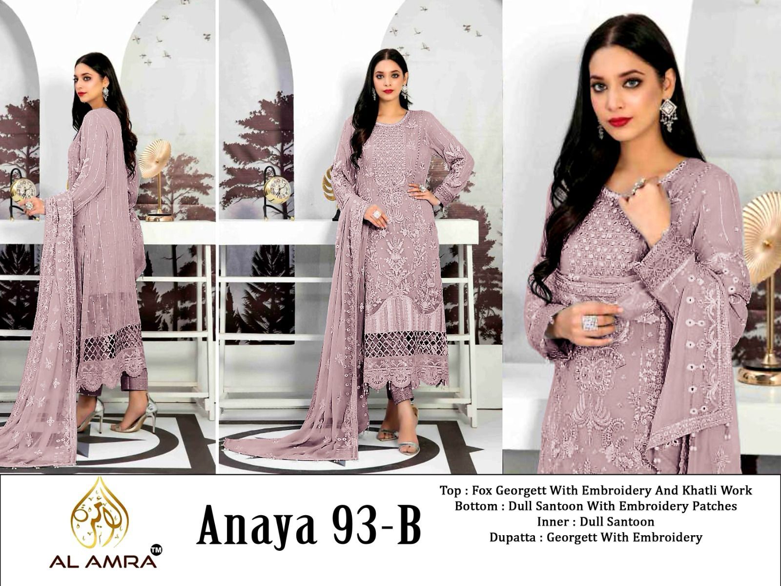 Beautiful Designer Anaya ZF 93 Pakistani Salwar Suits