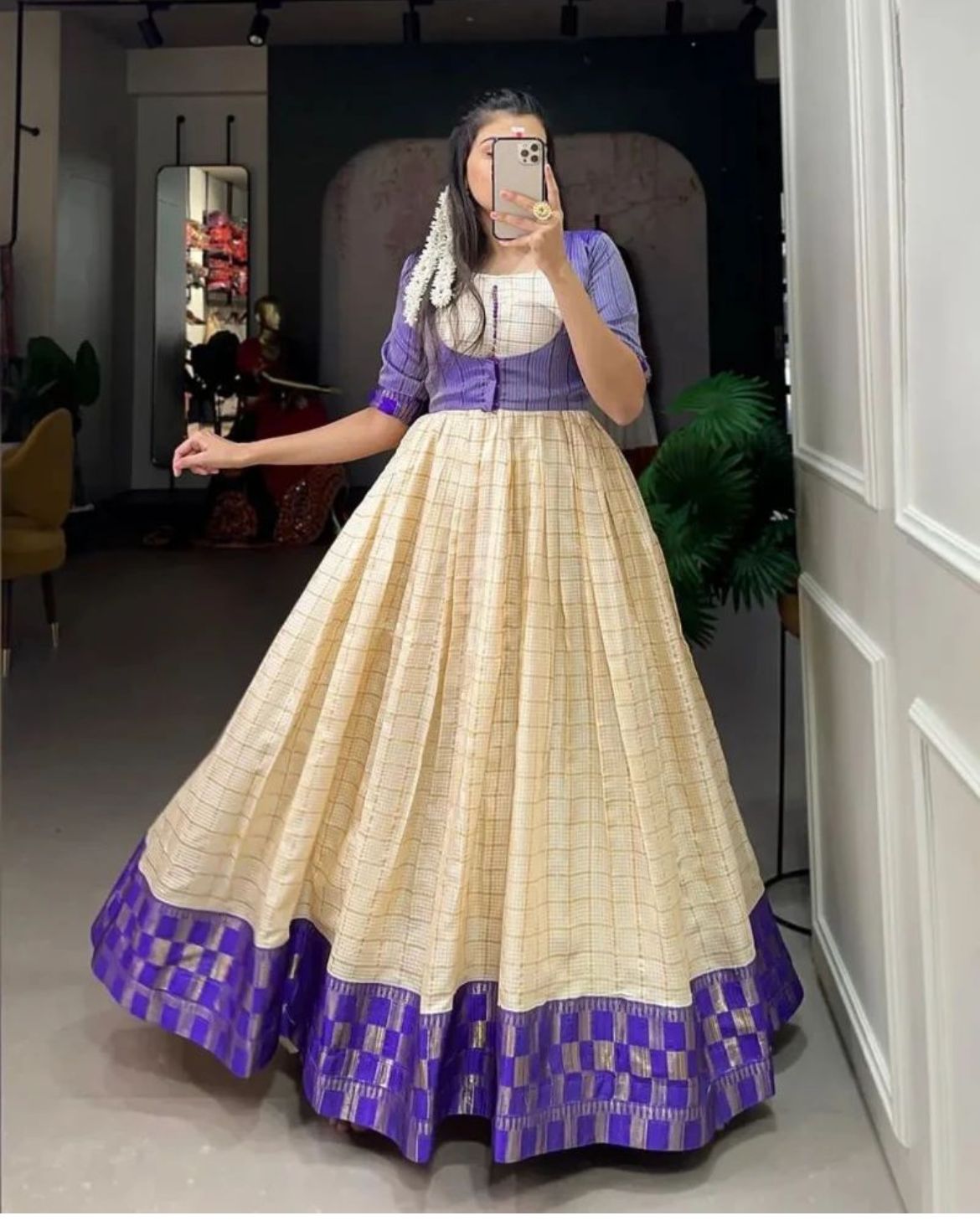 Beautiful Designer Kids Wear Georgette Gown