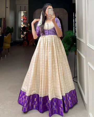 Beautiful Designer Kids Wear Georgette Gown